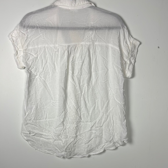 JANE + DELANCEY White Button-Up Women's Top SZ S NWT - Picture 6 of 6